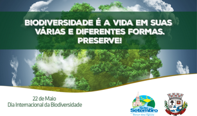 O DIA INTERNACIONAL DA BIODIVERSIDADE É COMEMORADO ANUALMENTE EM 22 DE MAIO